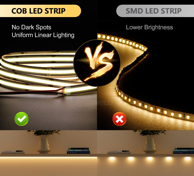 LED Strip COB VS SMD LED Strip